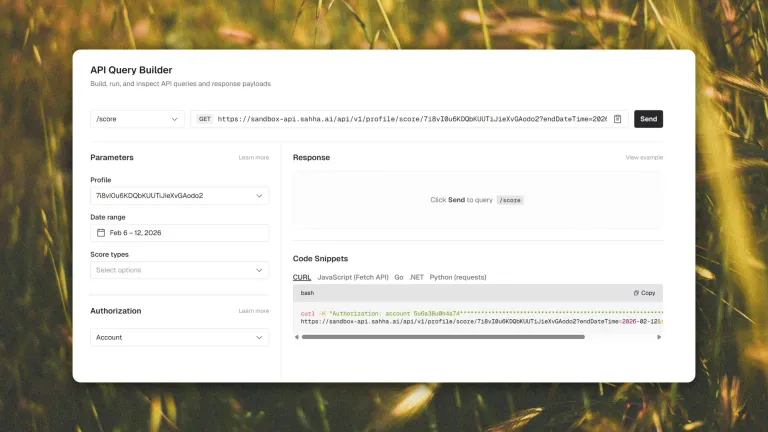 Sahha Query Builder